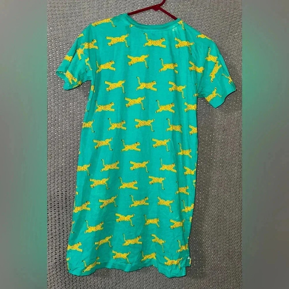 Hanna Andersson Adventures of Summer Animal Print T Shirt Dress 14-16 Kids - Picture 10 of 15